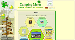 Desktop Screenshot of camping-meier-ruegen.de