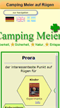 Mobile Screenshot of camping-meier-ruegen.de